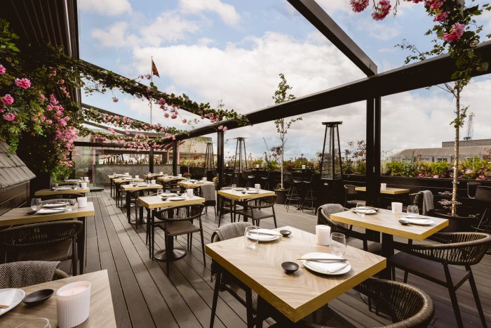 Rooftop Terrace

The perfect spot to chill for after-work drinks and catch-ups with friends. No matter the occasion, the sweeping views of London’s rooftops, delicious cocktails and sounds of our resident DJs will make for a truly memorable experience. 
Open daily for walk-ins and lunch reservations.
